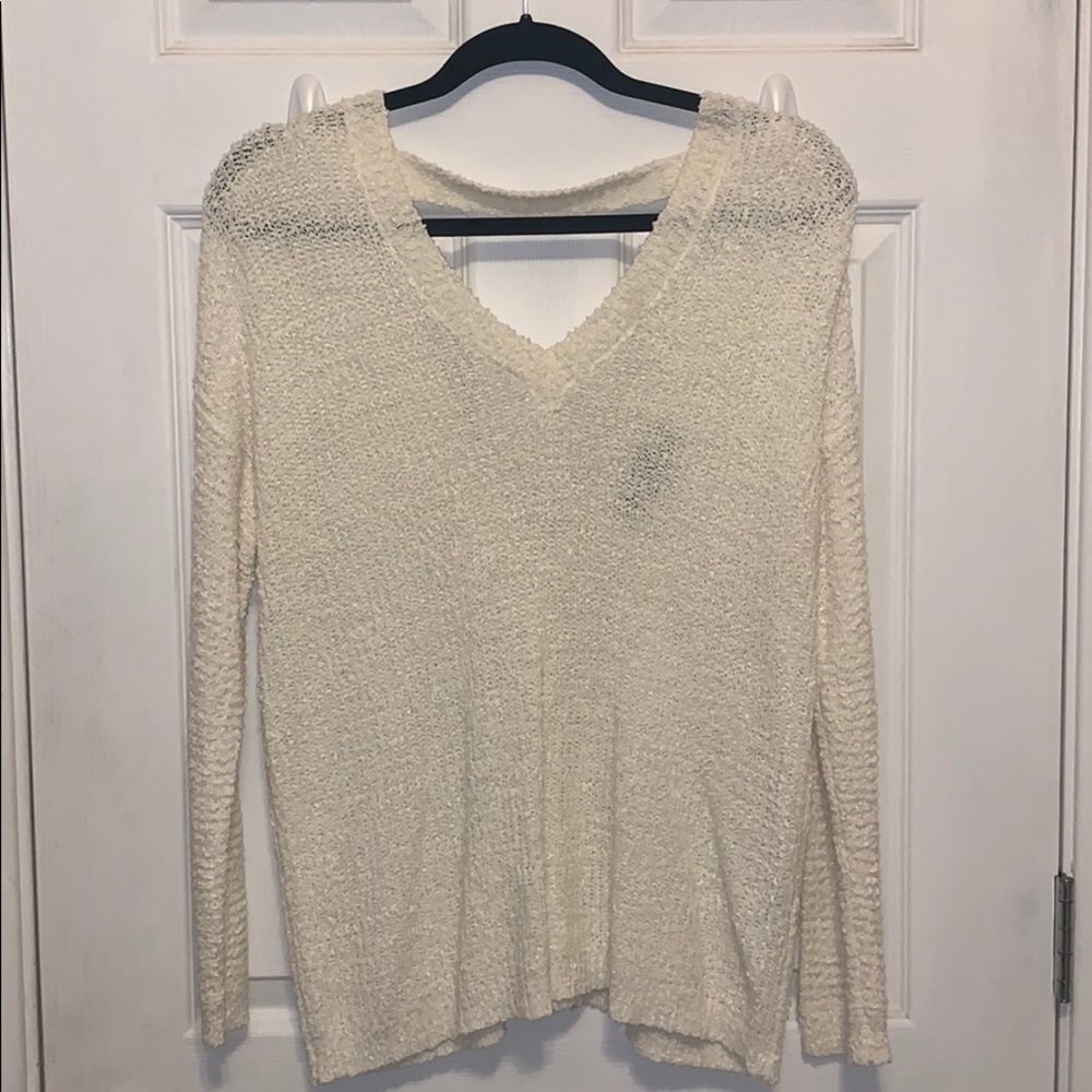 Low back sweater